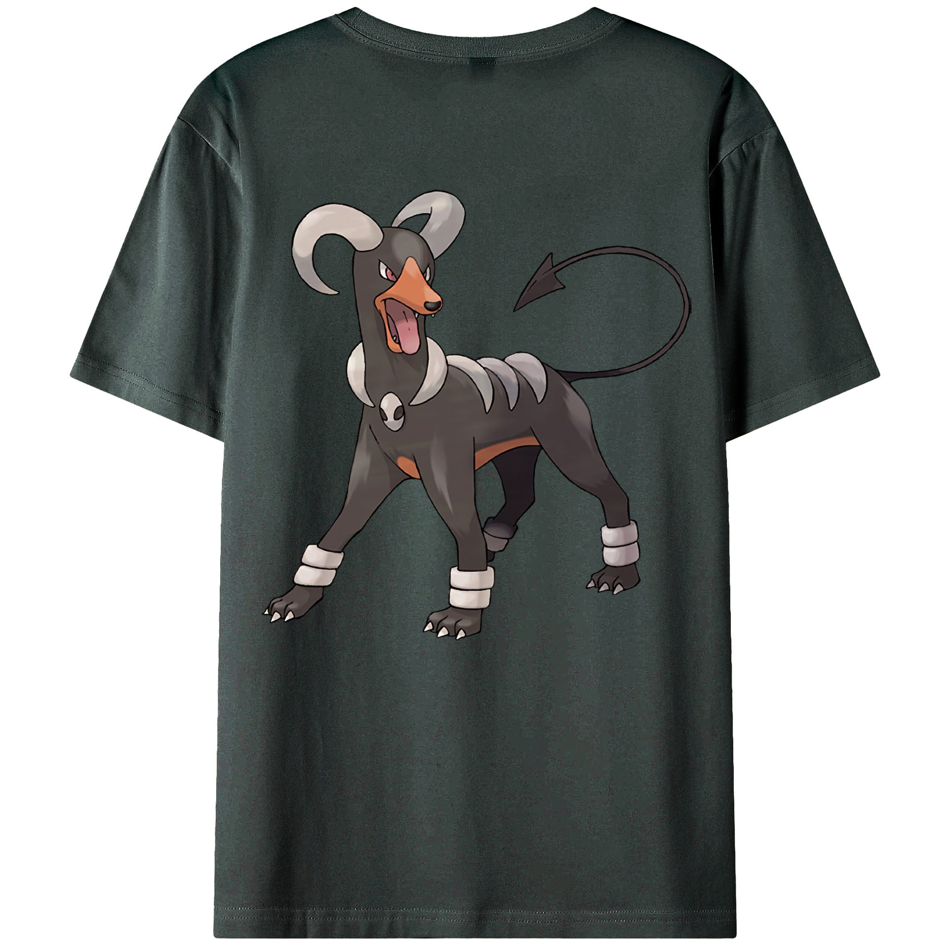 （画像用） ポケットモンスター Pokémon 綿100％ メンズ半袖Tシャツ（バックプリント） 通気性